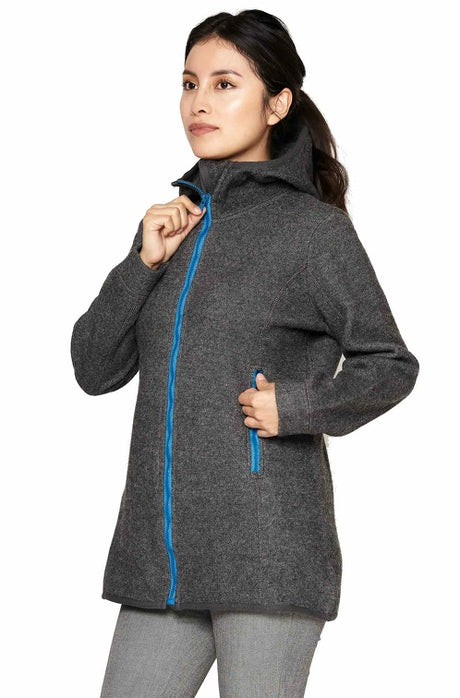 Alpaka Kapuzenjacke ALPACA SPORT aus 50% Alpaka