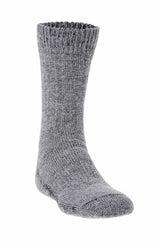 Alpaka Socken FROTTEE - 50% Alpaka grau meliert