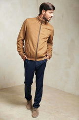 Bomber Jacke Blouson NADRIAN Alpaka Wolle Herren KUNA Essentials