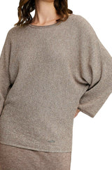 ECO-Alpaka Pullover WEAVE mit Bio-Baumwolle