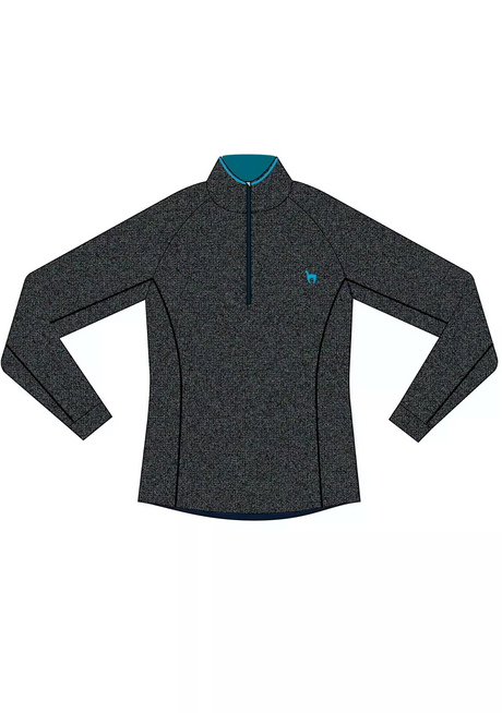 Thermo Trekking-Pullover Herren ANDEN ACTIVE mit 60% Alpaka anthrazit