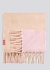 Webschal TUNDRA aus 100% Alpaka pink-beige one-size