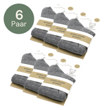 NEU: Socken BUSINESS LUXUS - 70% Alpaka grau 6er-Pack