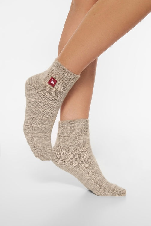 Socken FREIZEIT meliert - 52% Alpaka