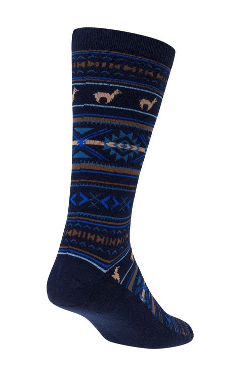 Socken JACQUARD - 70% Alpaka