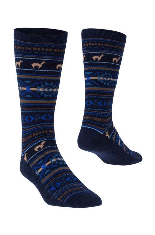 Socken JACQUARD - 70% Alpaka