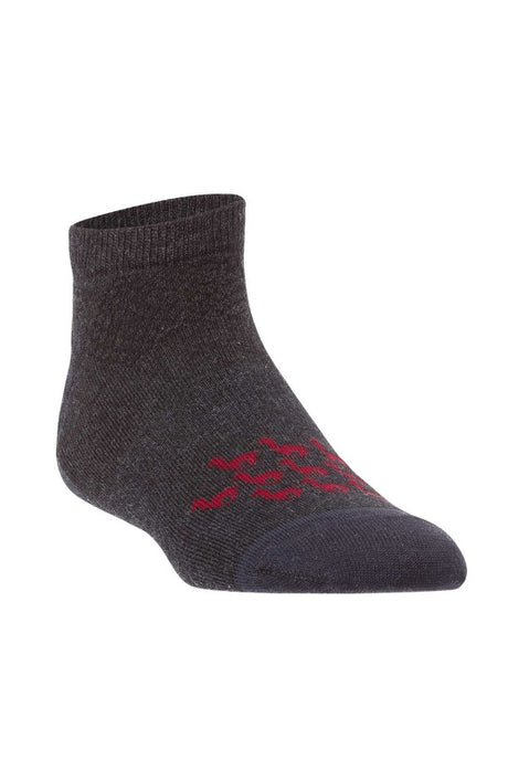 SNEAKER Socken mit MOTIV - 70% Alpaka anthrazit