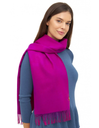 Alpaka Schal Uni aus 100% Alpaka - in 17 Farben fuchsia