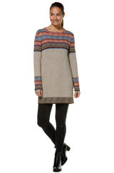 Tunika Pullover HALEY aus 100% Alpaka sand