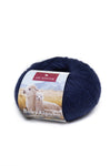 Alpaka Wolle REGULAR | 50g | 100% Baby Alpaka | 36 Farben 07 dunkelblau one-size