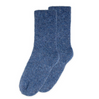 Alpaka Haus- und Kuschelsocken - 100% Alpaka blau