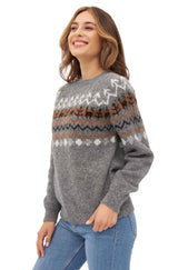 Alpaka Pullover NATURA aus 100% Alpaka ungefärbt