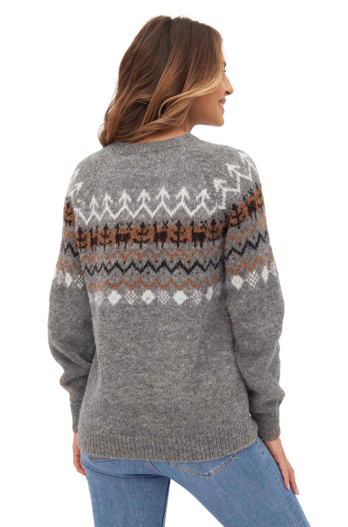 Alpaka Pullover NATURA aus 100% Alpaka ungefärbt