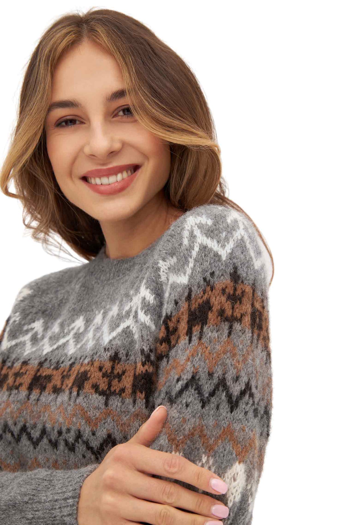 Alpaka Pullover NATURA aus 100% Alpaka ungefärbt