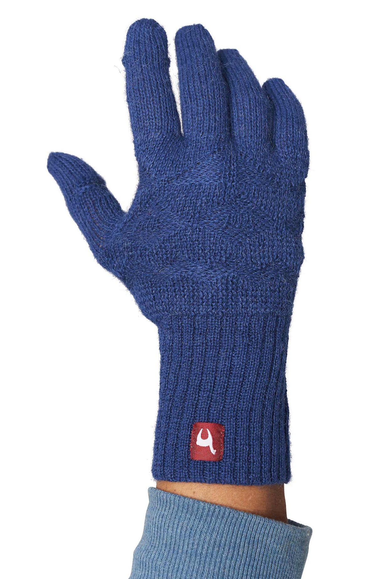 Alpaka Fingerhandschuhe MUJAL umklappbar aus 100% Alpaka