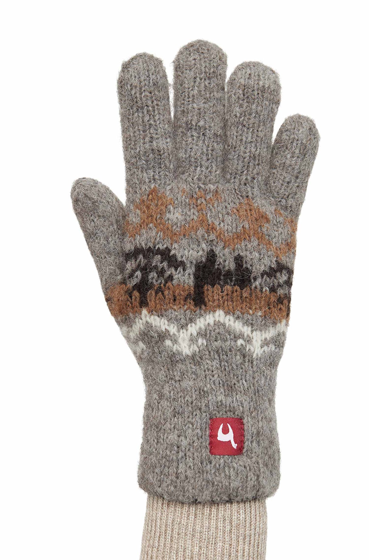 Alpaka Fingerhandschuhe NATURA aus 100% Alpaka Superfine anthrazit