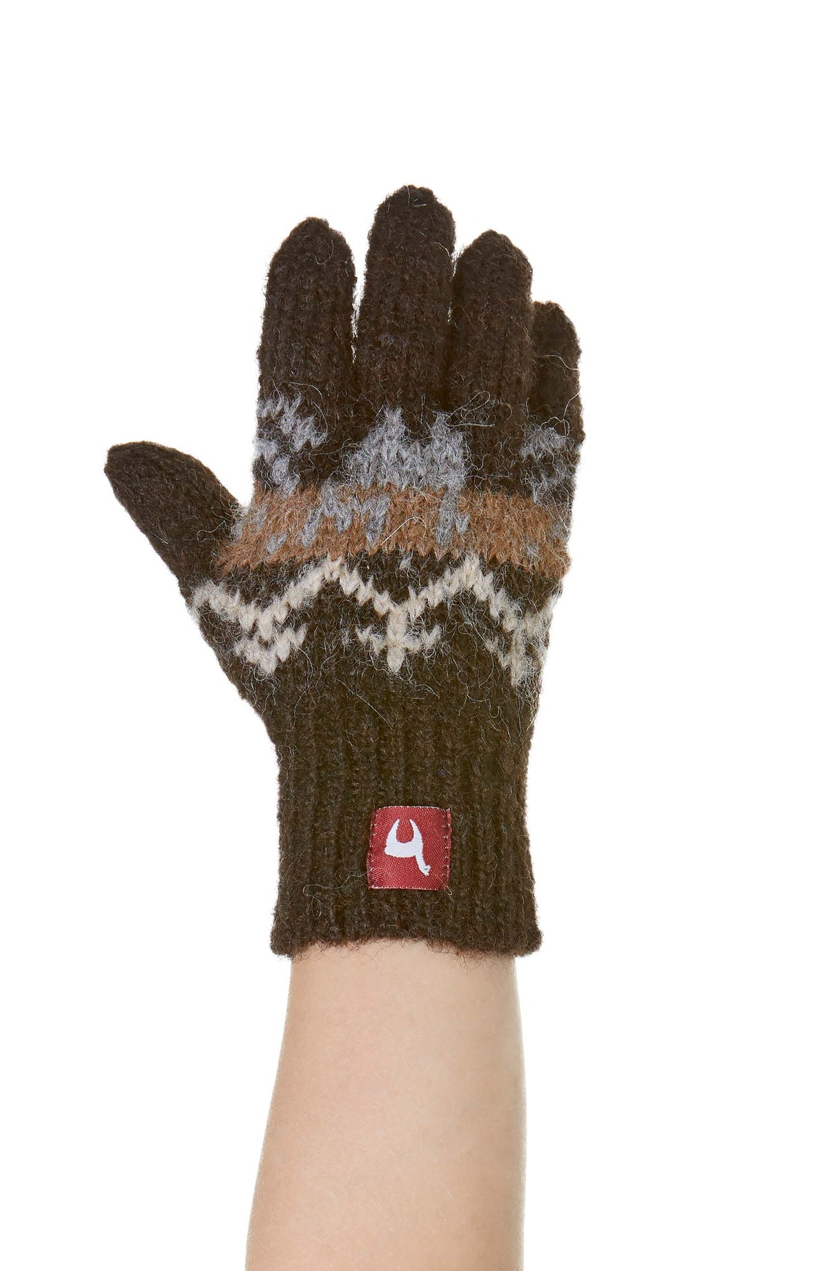 Alpaka Fingerhandschuhe Kinder NATURA aus 100% Alpaka Superfine schwarz