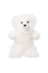 Alpaka Kuscheltier TEDDY (15cm) aus Alpaka Fell weiss 15 cm