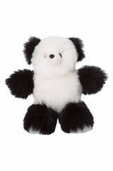 Alpaka Kuscheltier TEDDY (30cm) aus Alpaka Fell schwarz weiss 30 cm