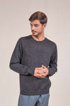 Alpaka Pullover ALASKA aus 100% Alpaka anthracite