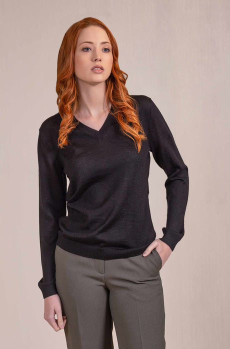 Alpaka Pullover ALICIA aus 100% Alpaka black