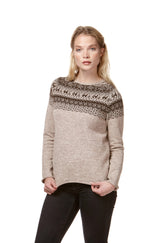 Alpaka Pullover ANDEN aus 100% Alpaka - sand sand