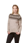 Pullover ANDEN aus 100% Alpaka - sand sand