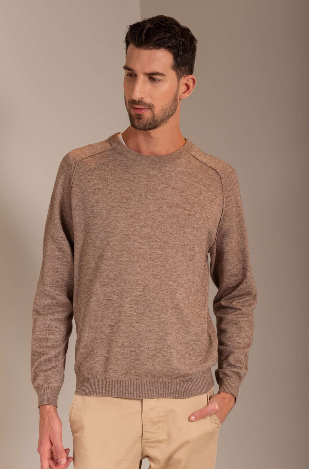 Pullover UBLOT 70% Bio Baumwolle und 30% Alpaka arcilla