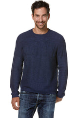 Alpaka Pullover HUGO aus 100% Alpaka blau