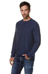 Alpaka Pullover HUGO aus 100% Alpaka blau