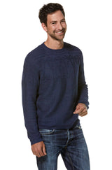 Alpaka Pullover HUGO aus 100% Alpaka blau