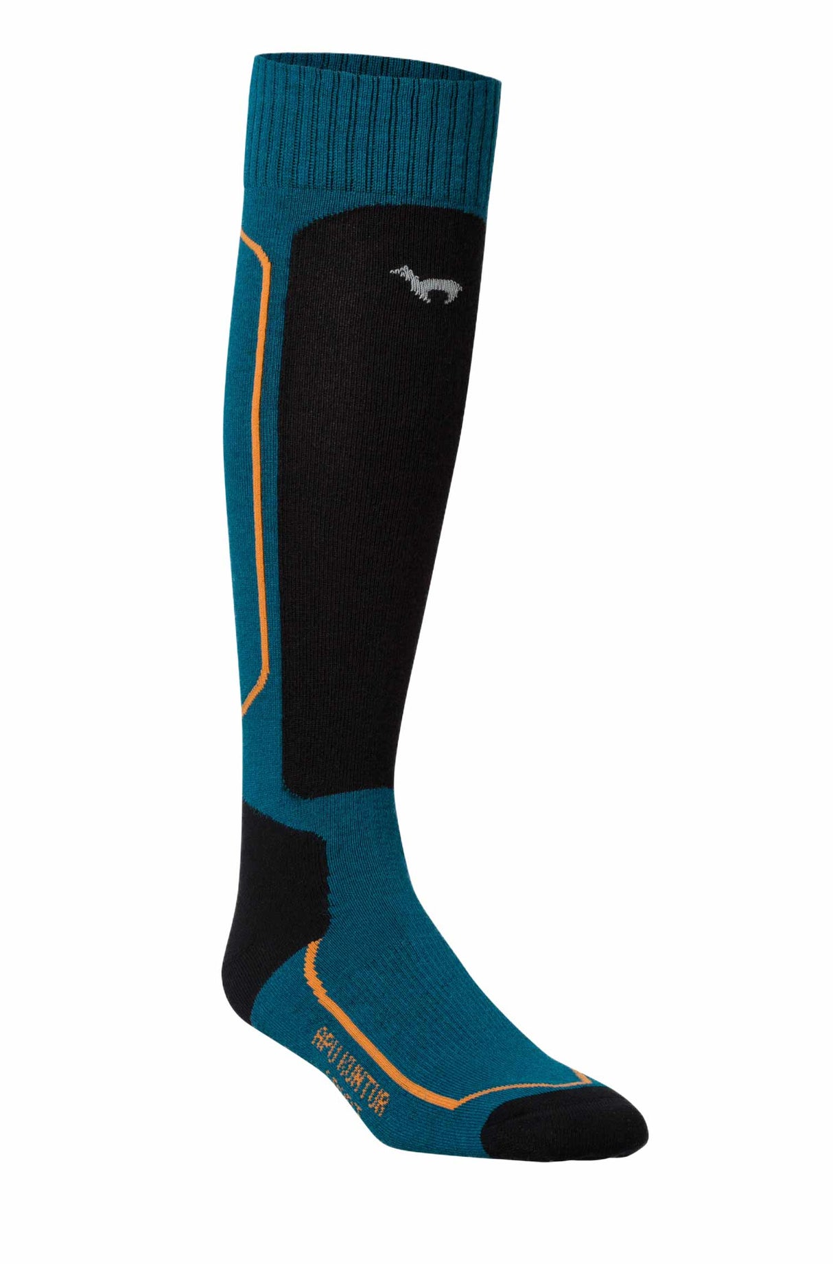 Premium SKI- & SPORTSOCKEN - 70% Alpaka petrol