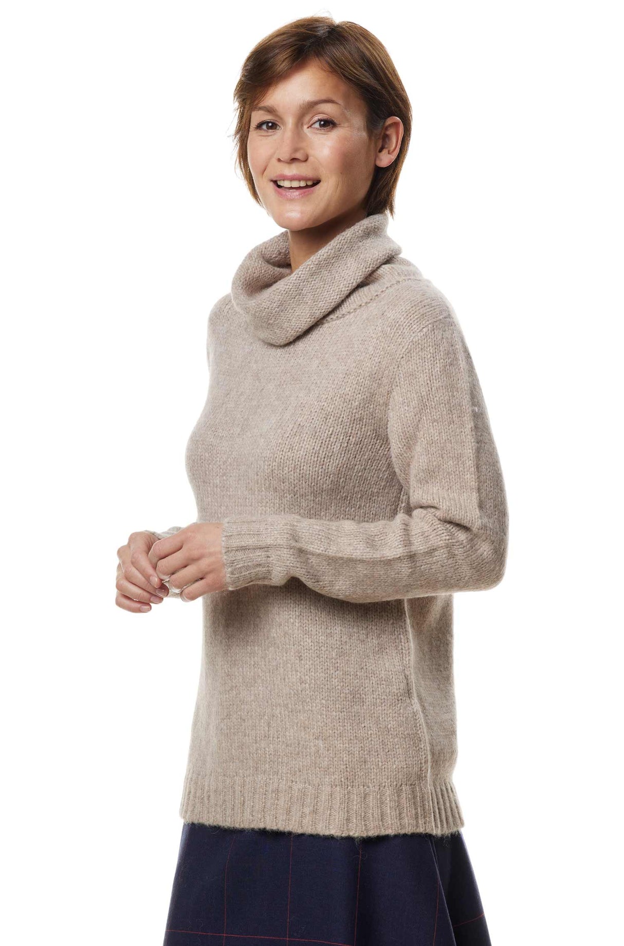 Rollkragen Pullover ASA aus 70% Alpaka und 23% Merino