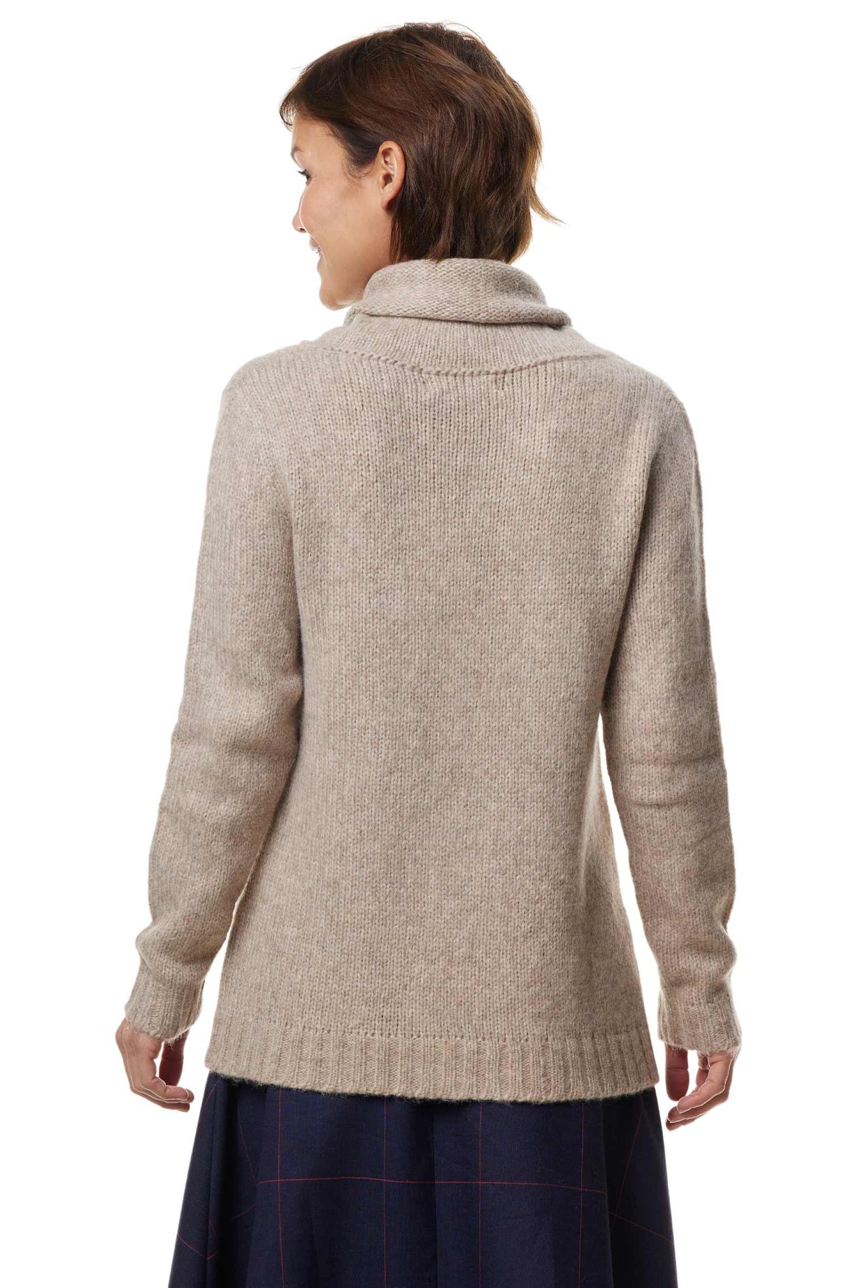 Rollkragen Pullover ASA aus 70% Alpaka und 23% Merino