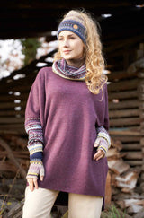 Alpaka Rollkragen Pullover DILAYA aus 100% Alpaka