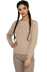 Alpaka Rundhals Pullover MOANA aus 60% Alpaka und 30% Merino