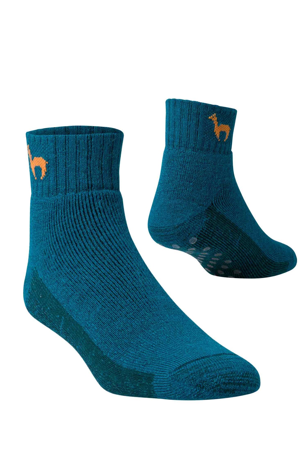 Alpaka ABS Haus-Socken rutschfest - 52% Alpaka