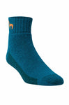 Alpaka ABS Haus-Socken rutschfest - 52% Alpaka petrol