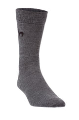 Alpaka Socken BUSINESS CLASSIC - 52% Alpaka grau