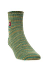 Alpaka FREIZEIT Socken meliert - 52% Alpaka grün meliert