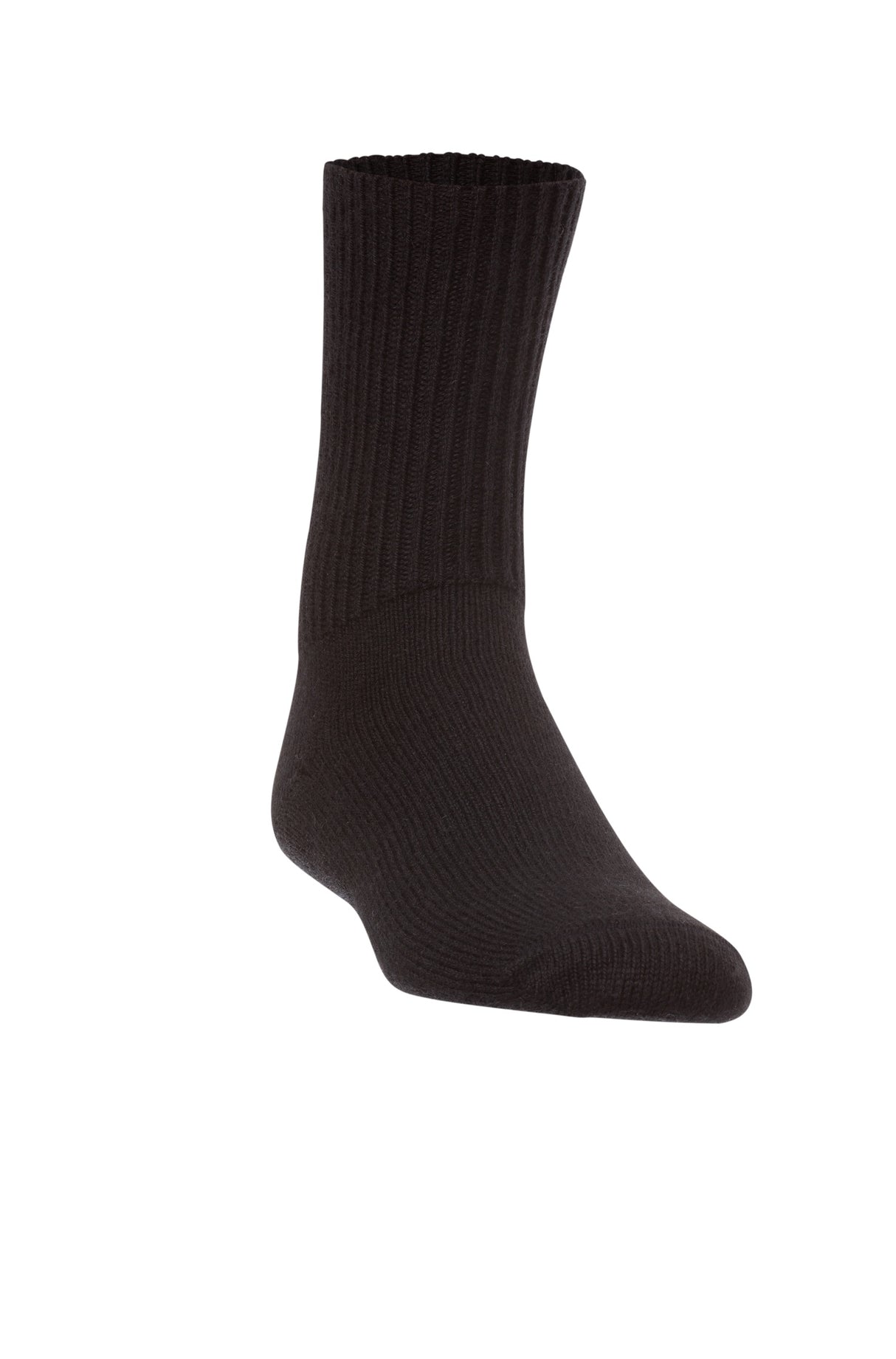 Socken Kinder (Gr. 30-35) - 60% Alpaka schwarz