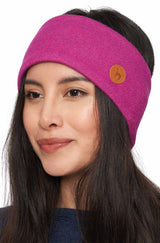 Alpaka Stirnband ALPACA SPORT | Alpaka und Wolle fuchsie