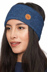 Alpaka Stirnband ALPACA SPORT | Alpaka und Wolle blau