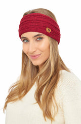 Alpaka Stirnband SUAVE | 100% Alpaka rot one-size