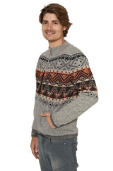 Alpaka Strickjacke Herren FIESTA aus 100% Alpaka