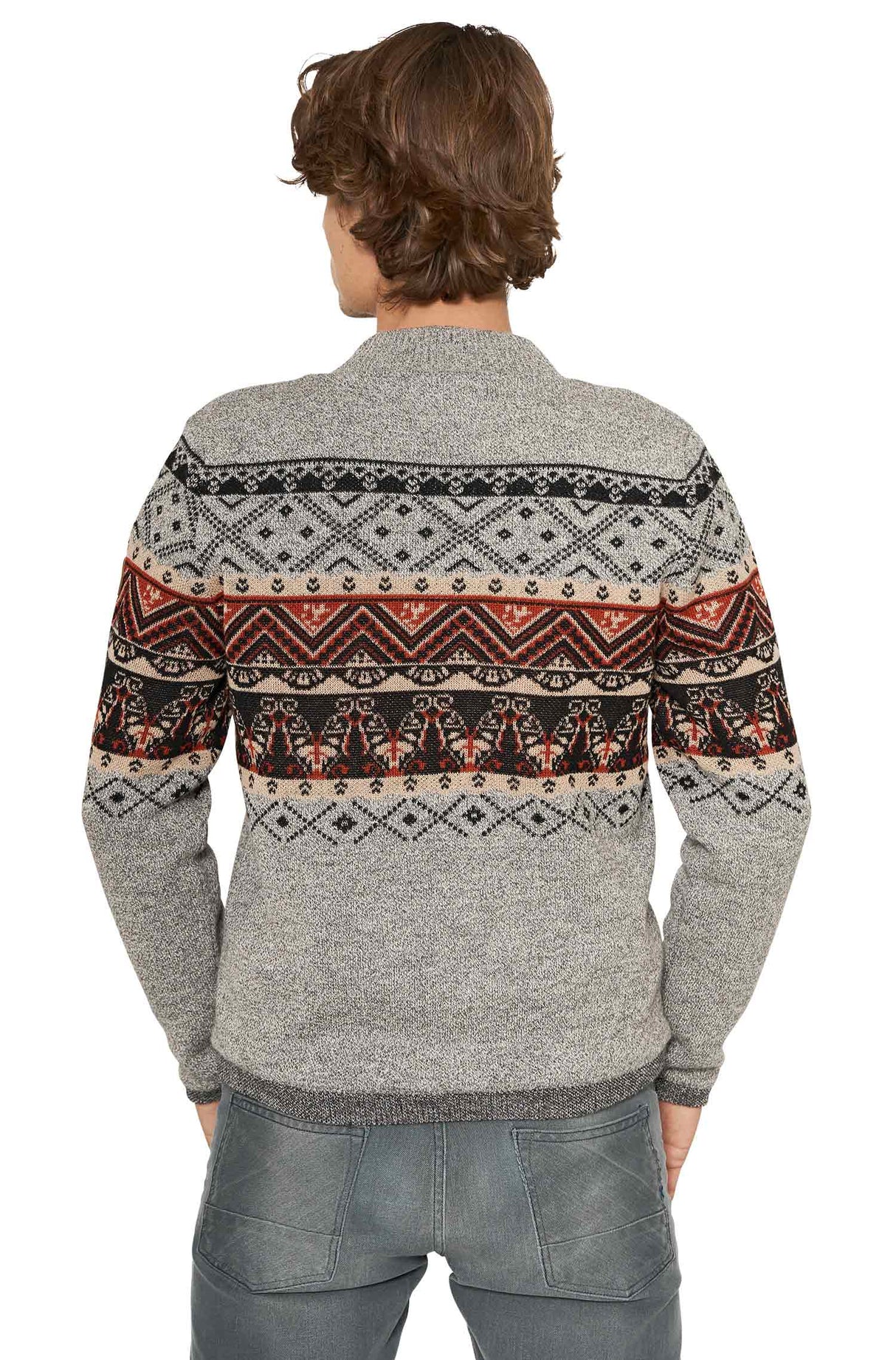 Alpaka Strickjacke Herren FIESTA aus 100% Alpaka