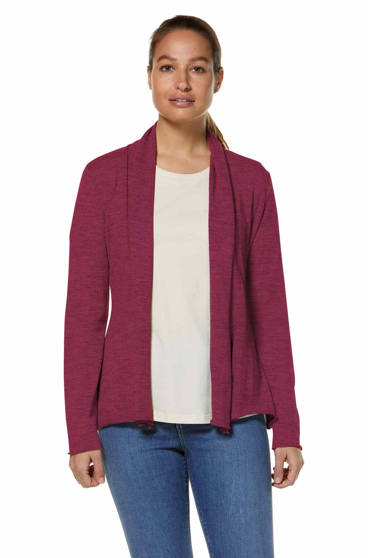 Alpaka Strickjacke PENELOPE aus 100% Alpaka