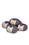 Alpaka Wolle BULKY | 5x50g | 100% Alpaka | 12+ Farben N-170 Dunkelgrau one-size