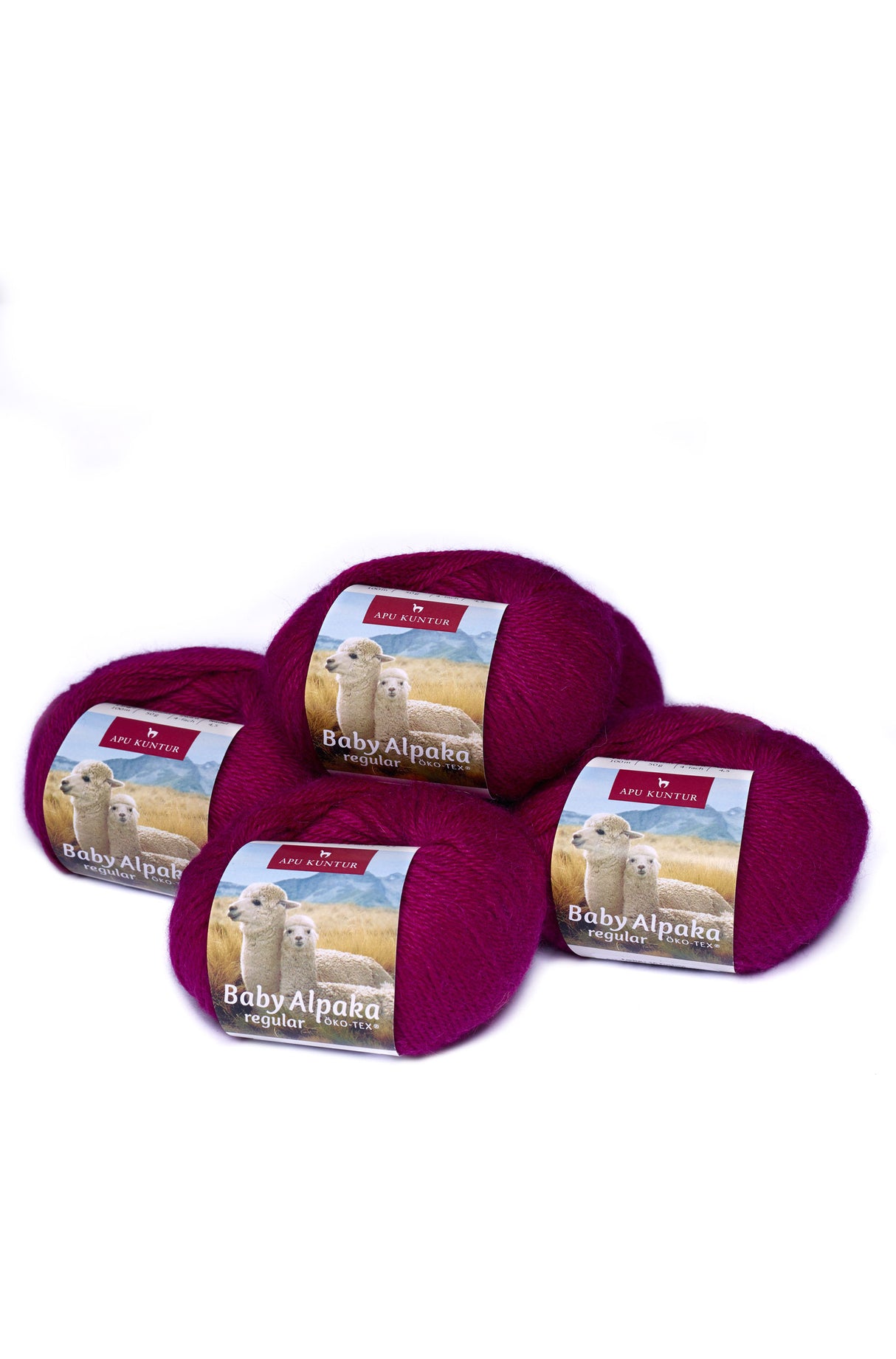 Alpaka Wolle REGULAR | 5x50g | 100% Alpaka | 36 Farben