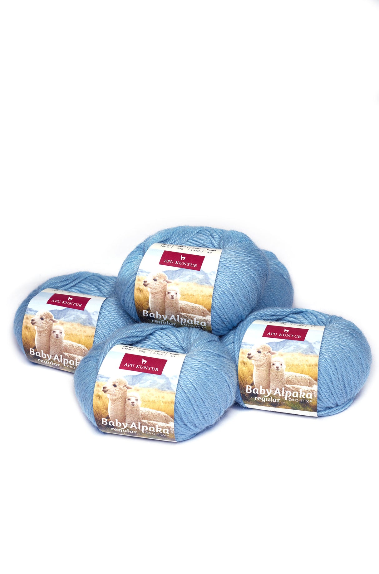 Alpaka Wolle REGULAR | 5x50g | 100% Alpaka | 36 Farben